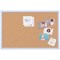 Bi-Office Pastel Cork Noticeboard, 600x400mm, Blue Wooden Frame