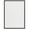 Bi-Office Basic Non-Magnetic Whiteboard, Black Frame, 600x450mm