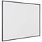 Bi-Office Basic Non-Magnetic Whiteboard, Black Frame, 1200x900mm Bi-Office Basic Non-Magnetic Whiteboard, Black Frame, 1200x900mm