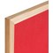 Bi-Office Double-Sided Cork And Red Felt Board, 900x600mm, Wooden Frame