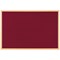 Bi-Office Earth Prime Felt Notice Board Oak MDF Frame Burgundy 120x90cm
