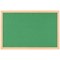 Bi-Office Earth Prime Felt Notice Board Oak MDF Frame Green 180x120cm