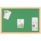 Bi-Office Earth Prime Felt Notice Board Oak MDF Frame Green 180x120cm