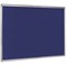 Bi-Office Aluminium Trim Felt Notice Board, 900x600mm, Blue