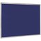 Bi-Office Aluminium Trim Felt Notice Board 900x600mm Blue