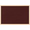 Bi-Office Earth Executive Felt Noticeboard, Oak MDF Frame, 900x600mm, Burgundy