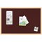 Bi-Office Earth Executive Felt Noticeboard, Oak MDF Frame, 900x600mm, Burgundy