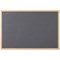 Bi-Office Earth Executive Felt Noticeboard, Oak MDF Frame, 1800x1200mm, Grey