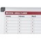 Bi-Office Maya 365 Day Magnetic Annual Planner, 900x600mm