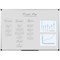 Bi-Office Maya Non-Magnetic Drywipe Whiteboard 2400x1200mm
