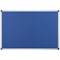Bi-Office Fire Retardant Notice Board, 900x600mm, Blue