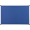 Bi-Office Fire Retardant Notice Board, 1200x900mm, Blue