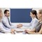 Bi-Office Fire Retardant Notice Board, 1200x900mm, Blue