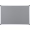 Bi-Office Maya Fire Retardant Noticeboard, Aluminium Frame, 1800x1200mm, Grey