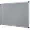 Bi-Office Maya Fire Retardant Noticeboard, Aluminium Frame, 1800x1200mm, Grey
