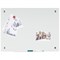 Bi-Office River Magnetic Glass Board, 2400x1200mm, White Bi-Office River Magnetic Glass Board, 2400x1200mm, White