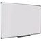 Bi-Office Maya Magnetic Gridded Whiteboard, Aluminium Frame, 900x600mm