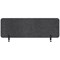 Archyi Desk Sculpo Desk Screen with Metal Clamps, 1400x400mm Dark Grey