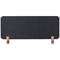 Archyi Desk Sculpo Desk Screen, 1000x400mm, Dark Grey