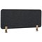 Archyi Desk Sculpo Desk Screen, 1000x400mm, Dark Grey