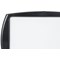 Bi-Office Vertical Magnetic Drywipe Floor Sign, Black