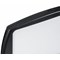Bi-Office Vertical Magnetic Drywipe Floor Sign, Black