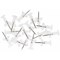 Bi-Office Push Pins, Clear/Transparent, Pack of 200 Bi-Office Push Pins, Clear/Transparent, Pack of 200