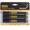 Bi-Office Inkstring XL Drywipe Markers, Black, Pack of 3 Bi-Office Inkstring XL Drywipe Markers, Black, Pack of 3