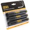 Bi-Office Inkstring XL Drywipe Markers, Black, Pack of 3 Bi-Office Inkstring XL Drywipe Markers, Black, Pack of 3