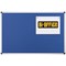 Bi-Office Aluminium Trim Felt Notice Board 900x600mm Blue