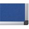 Bi-Office Aluminium Trim Felt Notice Board, 900x600mm, Blue