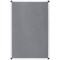 Bi-Office Felt Noticeboard 60x90cm Aluminium Frame Grey
