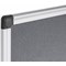 Bi-Office Felt Noticeboard 120x90cm Aluminium Frame Grey
