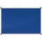 Bi-Office Aluminium Trim Felt Notice Board, 1800x1200mm, Blue