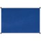 Bi-Office Aluminium Trim Felt Notice Board 1800x1200mm Blue FA27FA2743170