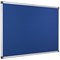 Bi-Office Aluminium Trim Felt Notice Board, 1800x1200mm, Blue