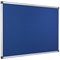 Bi-Office Aluminium Trim Felt Notice Board 1800x1200mm Blue FA27FA2743170