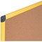 Bi-Office Industrial Ultrabrite Cork Board, 2000x1200mm, Yellow Aluminium Frame