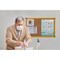 Bi-Office Industrial Ultrabrite Cork Board, 2000x1200mm, Yellow Aluminium Frame