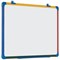 Bi-Office Frameless Non-Magnetic Double Sided Plain Whiteboard, A3, Pack of 6