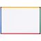 Bi-Office Magnetic Whiteboard, Brightly Coloured Plastic Frame, 600x450mm