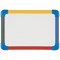 Bi-Office Schoolmate Laptop Non-Magnetic Double Sided Whiteboard, Double Plain, Plastic Frame, A3, Pack of 5