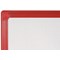 Bi-Office Maya Double Sided Non-Magnetic Gridded Whiteboard, Red Frame, 2400x1200mm Bi-Office Maya Double Sided Non-Magnetic Gridded Whiteboard, Red Frame, 2400x1200mm