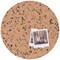 Bi-Office Eco Frameless Round Board Double-Sided Cork/Black Eva 30cm