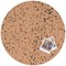 Bi-Office Eco Frameless Round Board Double-Sided Cork/Black Eva 45cm