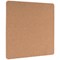 Bi-Office Eco Frameless Square Board Double-Sided Cork/Black Eva 45x45cm