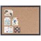 Bi-Office Essentials Techcork Noticeboard, 600x450mm, Black Wooden Frame