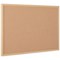 Bi-Office Earth Executive Cork Noticeboard, 1200x900mm, Oak MDF Frame
