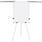 Bi-Office Earth Kyoto Tripod Magnetic Easel, With Paper Roll, With Extendable Arms, Silver