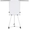 Bi-Office Earth Kyoto Mobile Magnetic Easel, With Paper Roll, With Extendable Arms, Silver
